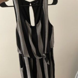 Striped jumpsuit